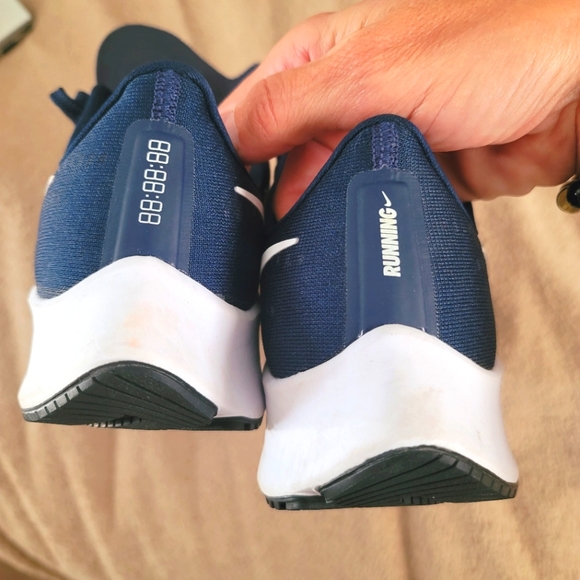 Nike Air Zoom Pegasus 37 Mens Road Running Shoes Size 8 Navy Blue (Women's 10) - Picture 7 of 9